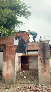 Brick wall demolition #construction #fbreels #ruralconstruction #bricklaying #hardwork #trending #demolition | Rural Construction