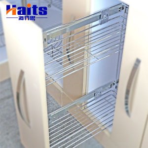 [Hot Item] 2 Tier Sliding Cabinet Basket Organizer Drawer Kitchen Cabinet Accessories Drawer Basket