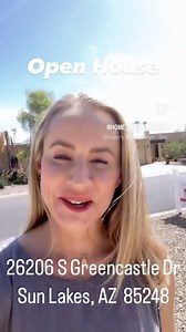 📣 OPEN HOUSE & PRICE REDUCTION ⬇️📍26206 S Greencastle Dr, Sun Lakes, AZ 85248 🛌 3 bed 🛀 2 bath 📐 1,905 sq ft Welcome to an exquisite luxury home nestled in Sun Lakes. This home’s elegance and grandeur put the property in a category of luxury all its own. The open and bright floor plan will enchant as you welcome yourself into the front foyer meeting the open concept great room. Remodeled with luxury finishes and a modern floor plan created for easy living. The Kitchen is both spacious and b