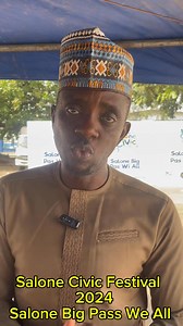 2.7K views · 41 reactions | Minister Of Information and Civic Education Chernor Bah inform the Public about the Salone Civic Festival. | Unity Broadcasting | Facebook