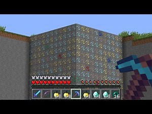 Minecraft UHC but I put all the ORES into one CHUNK...?