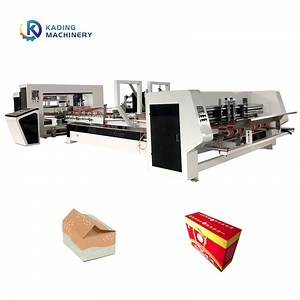 [Hot Item] Automatic Carton Box Stitching Corrugated Cardboard Gluing Making Machine