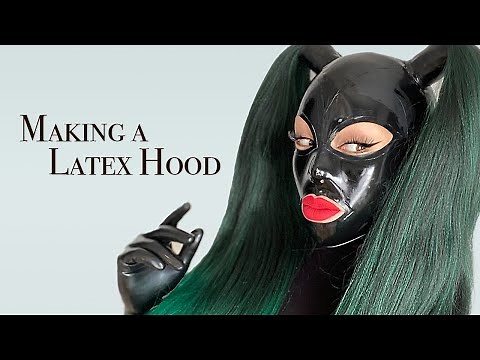 I made a latex hood with pigtails