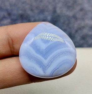 Heart Blue Lace Agate Cabochon: Jewelry Making Stone (28x28x7mm) - Etsy