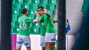 14K views · 326 reactions | ⚽️ C'est au match aller que Harold Moukoudi avait ouvert son compteur but sous le maillot Vert !   #NOASSE | ASSE - Association Sportive de Saint-Etienne | Facebook