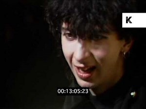 1980s UK, Marc Almond from Soft Cell Interview at Fetish Nightclub | Premium Footage