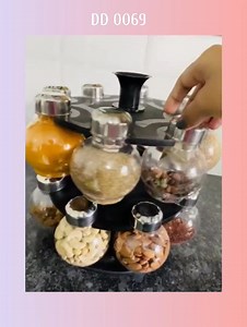 0069 MULTIPURPOSE REVOLVING PLASTIC SPICE RACK SET (16PCS) SKU : 0069_spice_rack_16_piece Price : 259 Website : DeoDap.com Contact No : 9624666631/9638666651 #spicerack #revolingrack #DeoDap #wholesale | DeoDap | Facebook