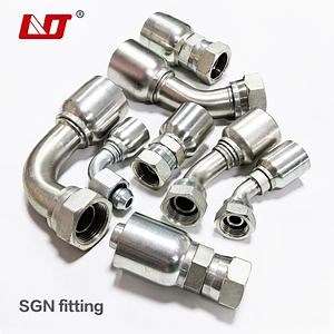 [Hot Item] High Pressure Pipe Fitting Jic Bsp Flange Quick Joint Coupling Connectors Tube Adapter Hydraulic Hose Fittings