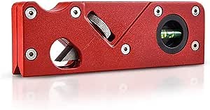 Block Planer, Woodworking Planer Chamfering Trimming Planer DIY Metal Manual Wood Tool, Edge Sloping Smoothing Planer, Woodcraft Corners Edge Carpenter Tool,DIY Hand Chamfering Trimming Planer (Red)