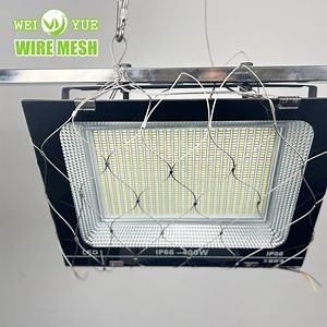 [Hot Item] Crane Floodlights Fall Protection Nets, Fall Safety Nets, Stainless Steel Diamond Mesh Bag, Stainless Steel Expandable Mesh