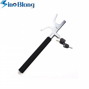 [Hot Item] Folding Keyed Steering Wheel Lock High Quality Universal Car Clamp Anti Theft Lock