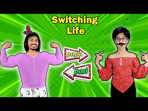 Pari Switching Life With Papa For 24 Hours | Fun Story | Pari's Lifestyle