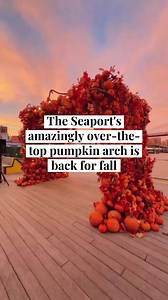 19K views · 161 reactions | The Seaport's beloved annual pumpkin arch is back at Pier 17!  : instagram.com/nyclovesnyc/ | Secret NYC | Facebook