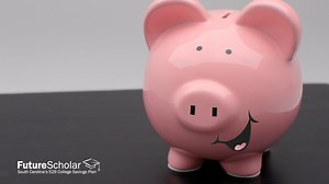 Meet P.G. Banks. He's a not-so-lean, not-so-mean, money saving machine. He's here to help spread the word about the Future Scholar 529 plan, and why it's so important to start saving for college early. | Office of South Carolina Treasurer Curtis Loftis | Facebook