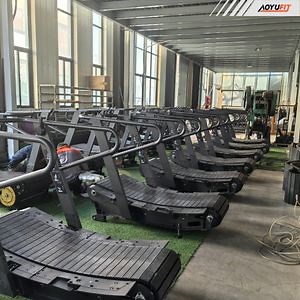 [Hot Item] Gym Equipment Unpowered Non-Motorized Professional Cardio Curved Treadmill