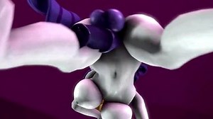 MLP Futa Rarity Striptease Poledance Animation 60FPS