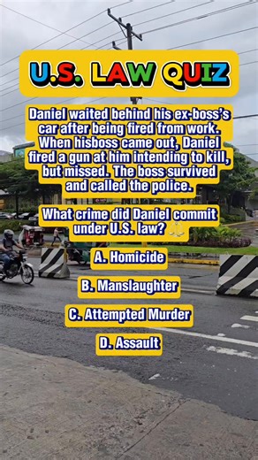 U.S. Law Quiz #1 #USLaw #QuizTime #CriminalLaw #lawknowledge | Learn English