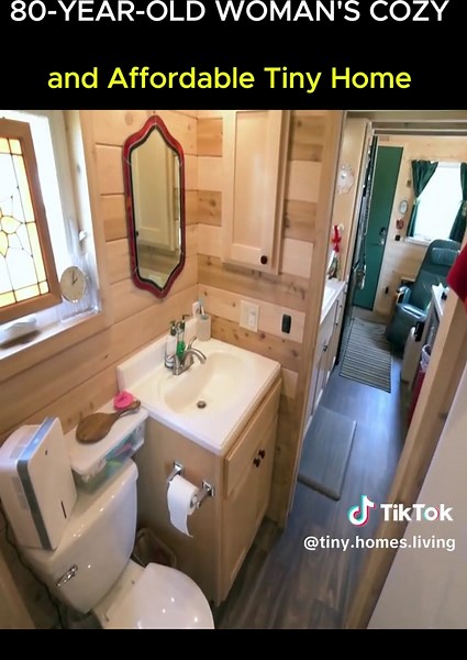 80-Year-Old Woman's Cozy & Affordable Tiny Home
