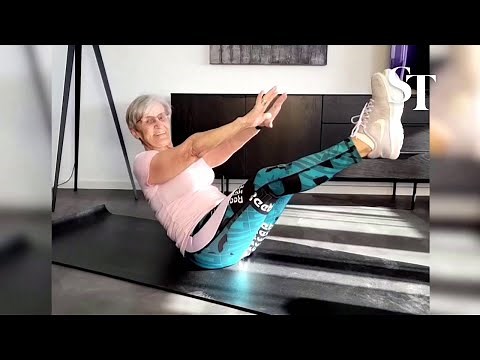 German fitness granny takes TikTok by storm