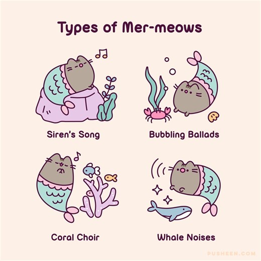 🎶 🌊 🐚 | Pusheen