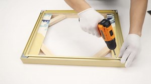 Floating Frame for 48x60 Canvas Painting, Large DIY Metal Canvas Frame with 1.5" Deep for Oil Paintings Art Prints Artwork Landscape Portrait Home Office Wall Decor (Black)