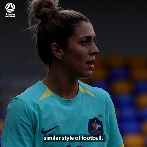 Mini in the midfield 🪄 Katrina Gorry is presented with the rebel sport Player Of The Match for #AUSvSCO #WeAreMatildas | Matildas