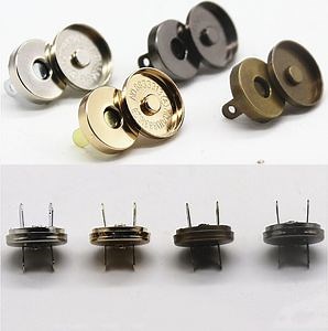 [Hot Item] Round Metal Custom 18mm Magnet Magnetic Snap Buttons