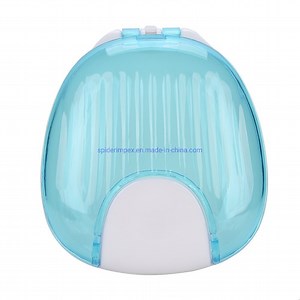 [Hot Item] Orthodontic Retainer Case Portable Waterproof Mouthpiece Denture Case Container