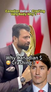 Why Canadian Dollar its Crashing ? Full Explain in details 🔥 #canadadollar #canadapunjabi #canadaimmigration #canadainstagram #punjabiincananda #canadanews #justintrudeau | Honey Dubai Properties