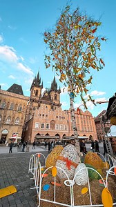 Easter markets in Prague 🐣 Do you like markets in Spring or Winter? ✨ #ohmyprg #eastermarkets #tourist #prague #explore #czechrepublic | Oh My Prague!