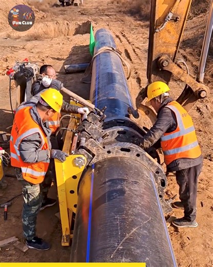 How Fusion Welding Creates Leak-Proof Pipelines.😎 #pipelineinnovation | Fun club