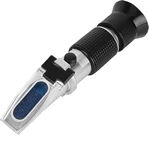 Amazon.com: Handheld Liquid Refractometer Reliable 0-80% Measuring Device Simple Effect for Different Scenarios Aluminum : תעשייה ומדע