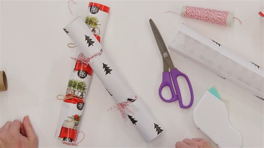 Why not make your own Christmas Crackers this year? All you need is wrapping paper, empty toilet rolls and some string. Then have fun picking treats to go inside! #homemade #jennifertryon #xmascrafts | Jennifer Tryon - Homemade