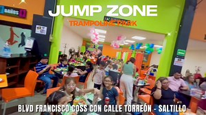LLEGO EL FIN DE SEMANA DE DIVERSIOOOOOOONNN . Solo En JUMP ZONE TRAMPOLINE PARK, el lugar más DIVERTIDO de Saltillo. 🌟💥☀️💫🌟💥☀️💫🌟💥☀️💫 . Con Trampolines, Ninja Warrior, Paredes de escalar, Albercas de esponjas, Resbaladillas, Área para Bebés, Juegos y Atracciones para TODAS las EDADES 🤾‍♂️🏃🏿‍♂️🤽‍♀️🤸🏾‍♂️⛹️‍♀️🧗‍♂️🤼‍♂️🤾‍♂️🏃🏻‍♀️🤽‍♀️🤸🏾‍♂️⛹️‍♀️ . ENTRADA GENERAL por solo $159 . De Lunes a Jueves PROMOCIÓN de 2x1 por solo $179. NO aplica en días FESTIVOS. . Solo PAGAN los que SALTA