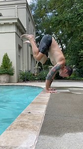 Beating the heat after a hot sweaty yoga class this morning with some handstands and cannon balls at the pool with Hawkins! Who did it better?? #summervibes #handstands #presshandstand #yogapractice #yogateacher #yogafam #yoga #movementismedicine | Yoga Soul Healing