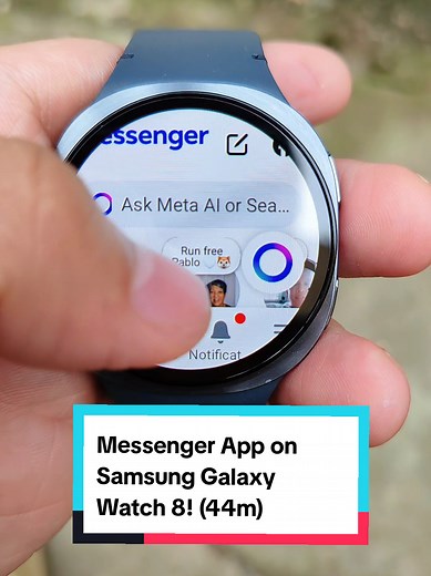 Messenger App Installation on Samsung Galaxy Watch 8