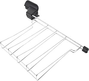 1pc Toaster Grill Sandwich Cage Cheese Slicer Bbq Warming Rack Toaster Heating Rack Warming Rack for Toaster Mini Heater Pizza Slicer Toast Rack Plastic Stainless Steel Slice Rack