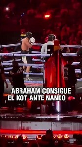 They had to stop the fight! Abraham defeated Nando by technical knockout.