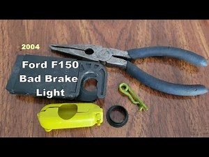 ford F-150 brake light stays on & brake lite switch replacement
