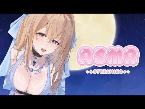 【 LIVE 🔴 SR3D ASMR 】Kissing Mouth Sounds & Fluffy Mic Brushing 💗💞 【Riza Ch.】