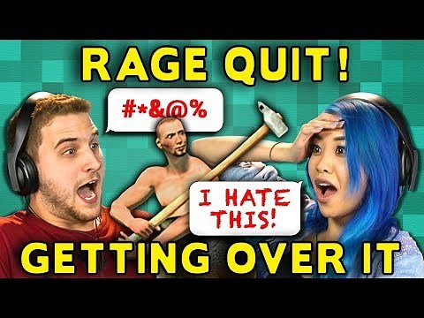 RAGE QUIT SIMULATOR!? | GETTING OVER IT (React: Gaming)