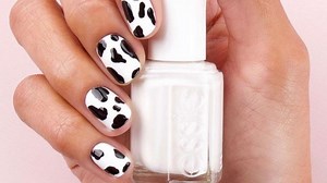 From Ariana Grande to Kendall Jenner, cow print nails are having a major 'moo-ment'