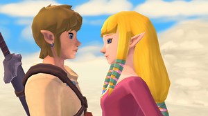 Two birds of a feather, torn apart. Soaring hearts await just beneath the surface in The Legend of Zelda: Skyward Sword HD. http://ninten.do/6187Xkdml | The Legend of Zelda