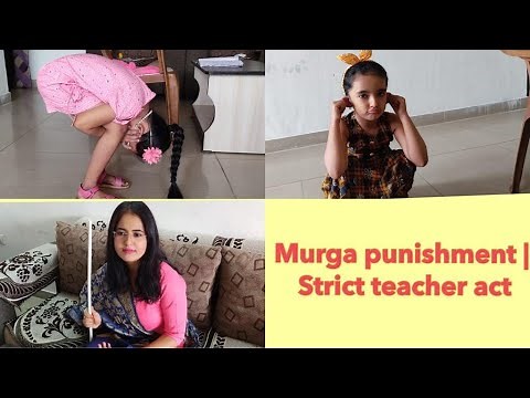 Murga punishment || sit ups || strict and bad teacher || dangerous teacher act ||