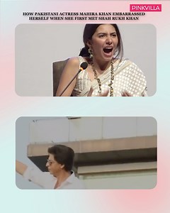 27K views · 260 reactions | How Mahira Khan embarrassed herself in front of Shah Rukh Khan . . . . . #mahirakhan #pinkvilla #shahrukhkhan #mahirakhanfans #srk #kingkhan | PinkVilla | Facebook