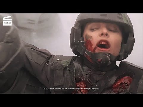 Starship Troopers: Bugs attack Whiskey Outpost HD CLIP