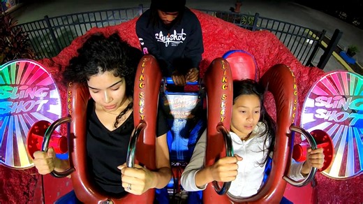 Angelica & Daniela (2nd Ride) | Magical Midway SlingShot
