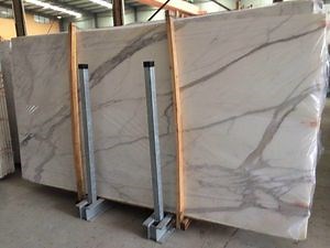 [Hot Item] Italian Calacatta Gold White Marble Slabs for Islandtop and Countertops