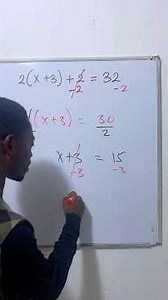 How to to solve Algebraic equations #maths #equations