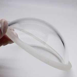 [Hot Item] High-Precision Optical K9 Glass Dome Lens with Flange for Sensor